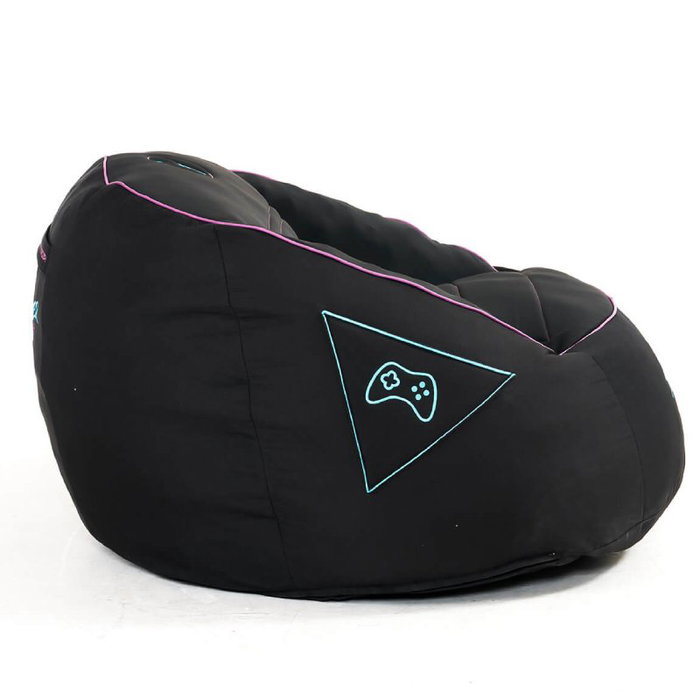 Stinger By Woxter Puff Stinger Gaming Azul y Negro con Relleno Stinger By Woxter Puff Stinger Gaming Azul y Negro con Relleno